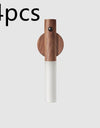 Auto LED USB Magnetic Wood Wireless Night Light Corridors Porch Lights PIR Motion Sensor Wall Light Cabinet Lamp - Alladin Co LTD