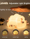 Cute Silicone Night Lights Sheep Cartoon Bedroom Lamp For Children's Room Decor Rechargeable Timing Dimming Sleep Night Light - Alladin Co LTD