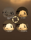 Cute Silicone Night Lights Sheep Cartoon Bedroom Lamp For Children's Room Decor Rechargeable Timing Dimming Sleep Night Light - Alladin Co LTD