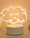 Girly Heart 3d Night Light Girl Bedroom Soft Light Table Lamp - Alladin Co LTD