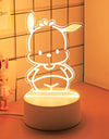 Girly Heart 3d Night Light Girl Bedroom Soft Light Table Lamp - Alladin Co LTD