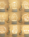 Girly Heart 3d Night Light Girl Bedroom Soft Light Table Lamp - Alladin Co LTD
