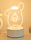 Girly Heart 3d Night Light Girl Bedroom Soft Light Table Lamp - Alladin Co LTD